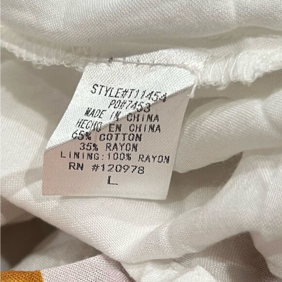 Entro Patterned Tank Top Women’s Large - Picture 3 of 3